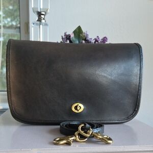 COACH Black Convertible Clutch Crossbody Bag
